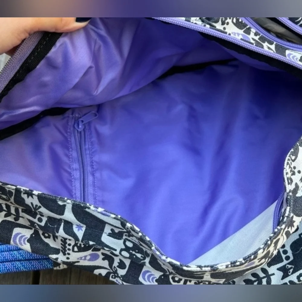 KAVU Rope Bag, Cozy Critters (Purple/Black/White) NWOT *FIRM* - Picture 5 of 9